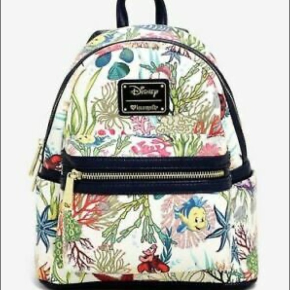 Loungefly Bags Loungefly Flounder And Sebastian Mini Backpack